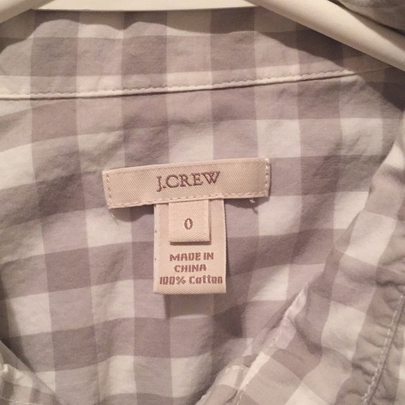 Grey and white gingham button down - Picture 4 of 4